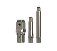 Ingersoll-Rand AK43H DXS2 - Set di 3 chiavi a bussola standard da 1/2" e 2" e 4" esteso, attacco 3/4"