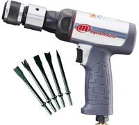 Ingersoll Rand Kit Attrezzi 123MAXHK, con Martello Pneumatico a Cilindro Corto, 5 Scalpelli, Mandrino a Cambio Rapido, Involucro Leggero Anti-vibrazioni, Custodia