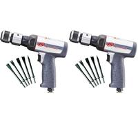 Ingersoll Rand Kit Attrezzi 123MAXHK, con Martello Pneumatico a Cilindro Corto,5 Scalpelli,Mandrino a Cambio Rapido, Involucro Leggero Anti-vibrazioni