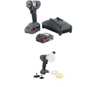 Ingersoll-Rand kit per avvitatore ad impulsi cordless W3131-K22-EU, utensile a batteria 3/8" con 20 V, utensile ad impulsi leggero e compatto
