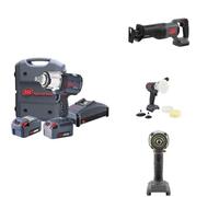 Ingersoll-Rand W7172-K22B-EU - Kit con avvitatore ad impulsi cordless 20 V da 3/4", 2 batterie agli ioni di litio BL2022 5,0 Ah