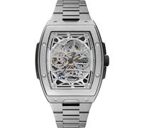 Ingersoll “The Challenger” I12310 - 42 mm Silver Skeleton Auto, Steel Bracelet