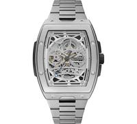 Ingersoll The Challenger Mens, orologio automatico da uomo da 42 mm con quadrante argentato e bracciale argentato in acciaio inossidabile I12310