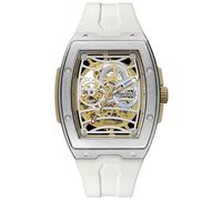 Ingersoll The Challenger orologio automatico da uomo da 42 mm con quadrante bianco e cinturino in poliuretano bianco I12308