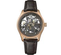 Ingersoll The Maverick Orologio automatico da uomo da 48 mm con quadrante grigio e cinturino in pelle marrone I17402