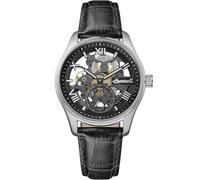 Ingersoll The Maverick Orologio automatico da uomo da 48 mm con quadrante nero e cinturino in pelle nera I17401