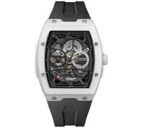Ingersoll The Rim I16202 - Orologio automatico da uomo con quadrante scheletrato nero e cinturino in poliuretano nero