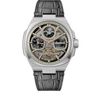 Ingersoll The Spirit Mens, orologio automatico da uomo di 46,7 mm con quadrante nero e cinturino in pelle nera I15801