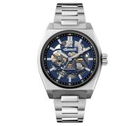 Ingersoll The Vert 43 mm orologio automatico da uomo con quadrante blu e cinturino in acciaio inossidabile argentato