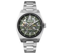 Ingersoll The Vert 43 mm orologio automatico da uomo con quadrante verde e cinturino in acciaio inossidabile argentato