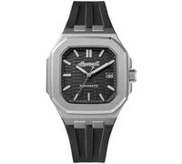 Ingersoll The Yield I17803 - Orologio automatico da uomo, 26 mm, con quadrante nero e cinturino in poliuretano nero