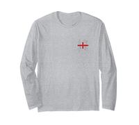 Inghilterra Coltello E Ascia Simbolo Giovanna di Union Jack Maglia a Manica