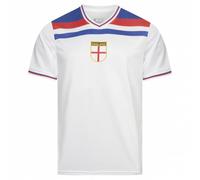 JELEX Retro History - Maglia da uomo, con logo ricamato e maniche corte, design nostalgico per gli appassionati di calcio, ideale per collezionisti, inghilterra, XL