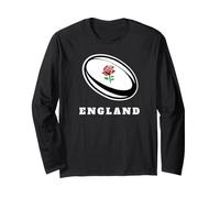 Inghilterra Rugby Ball Maglia a Manica