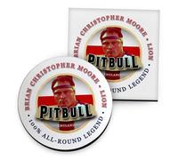 Inghilterra Rugby Union Pitbull - Bevande Sottobicchiere - Cerchio O Quadrato