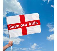 Inghilterra St George Bandiera Con Manica - Add Immagini E Testo - 4 Taglie