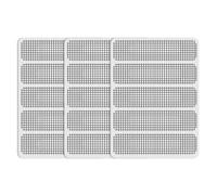 INGJIA 15Pcs Nastro Adesivo di Riparazione per Zanzariere| Kit Riparazione per Zanzariere | Ripara Zanzariera | Nastro Ripara Zanzariere(15 * 60mm)