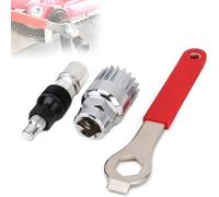 INGJIA 3Pcs Estrattore per Pedivelle e Attrezzi per Movimento Centrale, Estrattore di manovella per Bicicletta, con Chiave Inglese da 16mm, per Rimuovere Pedivella della Bicicletta MTB