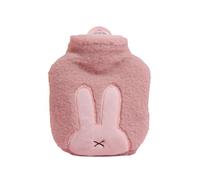 INGJIA Borsa Acqua Calda Peluche da 500ml, Borsa dell'Acqua Calda, Bottiglia di Acqua Calda in Gomma, Hot Water Bottle per Mano Piede Caldo, Crampi e Sollievo dal Dolore
