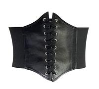 INGJIA Corsetto da donna con lacci, cintura elastica con fascia larga, cintura in vita da donna, per costume da donna di Halloween (Taglia unica)