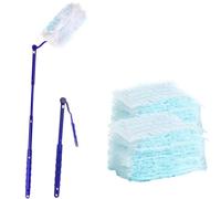 INGJIA Piumino Cattura Polvere, spolverino Duster, catturapolvere Pieghevole con 10 ricariche