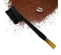 INGJIA Spazzola per la Pulizia del caffè con Due Teste, Spazzola per caffè Espresso Accessori per caffè in grani per caffè Barista Home Kitchen.