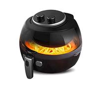 IngKe Friggitrice elettrica Multifunzione Friggitrice ad Aria |Mini Forno a convezione |Friggitrice Senza Olio |5 l |Frittura Intelligente |Corpo del Vaso visibile |Nero Ogni Famiglia Stabilize