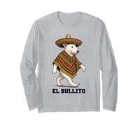Inglese Bull Terrier El Bullito Wild West Messicano Occidentale Maglia a Manica