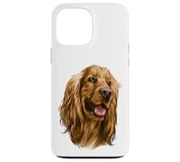 Inglese Cocker Spaniel Acquerello Arte Custodia per iPhone 13 Pro Max
