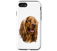 Inglese Cocker Spaniel Acquerello Arte Custodia per iPhone SE (2020) / 7 / 8