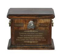 Inglese Cocker Spaniel Grande Urna Con Il Immagine Eines Cane