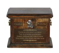 Inglese Cocker Spaniel Grande Urna Con Il Immagine Eines Cane Art-Dog