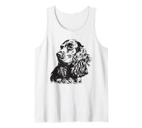 Inglese Cocker Spaniel Silhouette Canotta