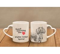 Inglese Cocker Spaniel - Tazza Con Uno Maniglia IN Der Modulo Des Herzens