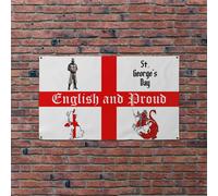 Inglese E Orgoglioso st Georges Giorno 1.5x0.9m Banner Festa Novità Divertente