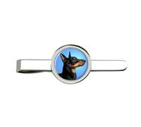 Inglese Giocattolo Terrier (Nero & Marroncino) Fermacravatta