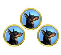 Inglese Giocattolo Terrier (Nero & Marroncino) Palla da Golf Marcatori
