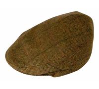 Inglese Madetweed Piatto Cappello Da Gamble & Gunn Con Abramo Luna Inglese Tweed