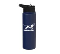 Inglese Pointer Hunting - Pointer Inglese Papà Caccia Cane Stainless Steel Insulated Water Bottle