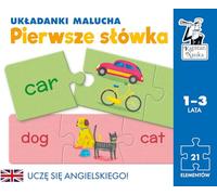 Inglese. prime parole. Puzzle del bambino. Capitan Scienza