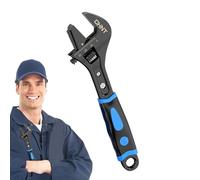 inglese regolabile per impianti sanitari, inglese regolabile antiscivolo - a mano regolabile antiscivolo - Utensile manuale portatile multiuso antiruggine