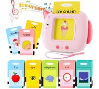 Inglese Standard, Educativi Flashcards Parlanti, Amico Vocabolo Gioco 2-6 Anni, 420 Parole Giocattoli Montessori Apprendimento, Prescolari Giochi Educativi, Regali Bambini 2,3,4,5,6 (Rosa, UK)