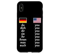 Inglese Tedesco Grammatica Divertente Insegnanti Custodia per iPhone XS Max