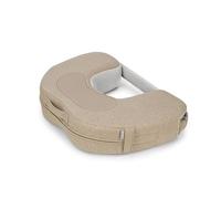 Inglesina Elysia Cuscino Allattamento Ergonomico con Cintura Lombare, Doppia Densità, Tessuto Bambù Traspirante 3D, Supporto Neonato e Mamma, 0-3+ Mesi, Warm Beige