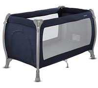 Inglesina Lodge Lettino da Viaggio, Blu, Design Contemporaneo, Doppia Altezza, Comodo e Trasportabile, Protezione Insetti, Multifunzionale