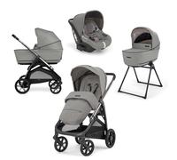 Inglesina - Trio Aptica 2025 Con Seggiolino Auto Darwin Isize, Platinum Grey - telaio Litio Black 2025
