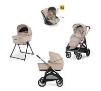 Inglesina - Trio Aptica Con Seggiolino Auto Darwin Recline - Pashmina Beige con Telaio Palladio Black