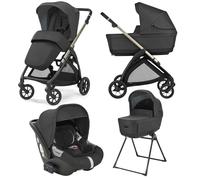 Inglesina Trio Electa 2025 con Seggiolino Auto Darwin Infant Recline i-Size -Telaio e Borsa Inclusa : Colore - Upper Black