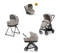 Inglesina - Trio Electa Con Seggiolino Auto Darwin Isize, Battery Beige Con Telaio Iridio Black 2024