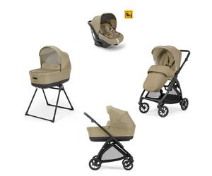 Inglesina - Trio Electa Con Seggiolino Auto Darwin Isize, Dumbo Caramel Con Telaio Total Black 2024